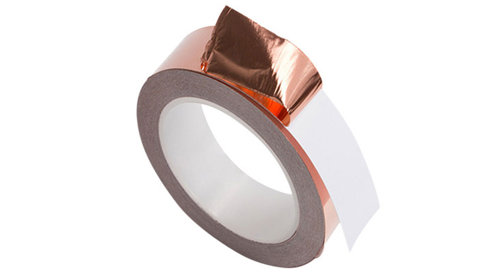 copper tape with non-conductive adhesive